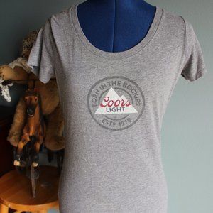 Coors Light T-Shirt Pump House On Lower Back